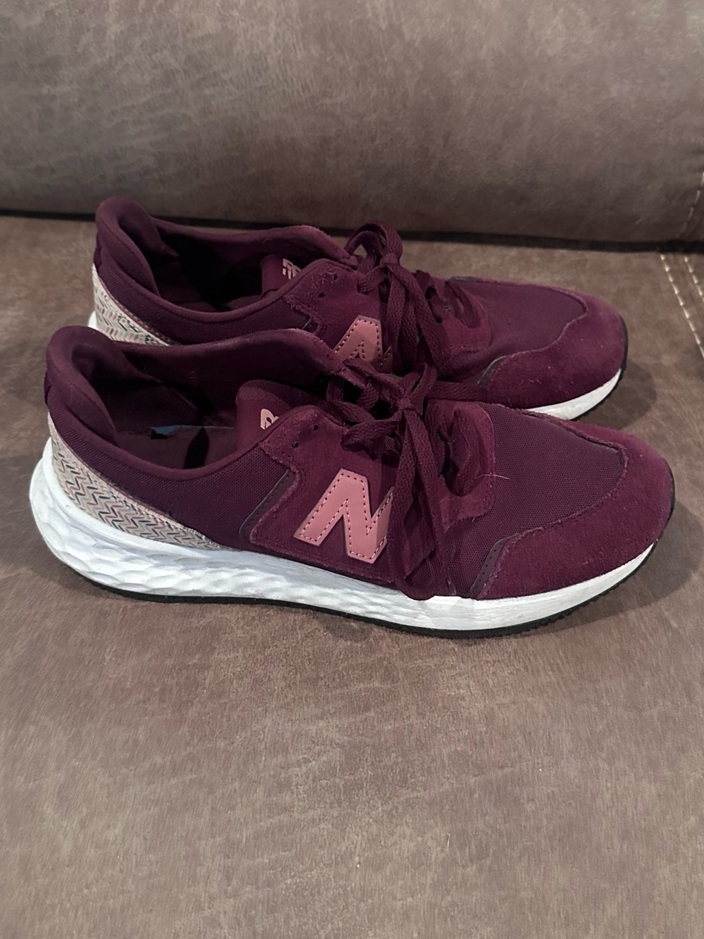 New Balance Burgundy Fresh Foam X70 Sneakers 9.5